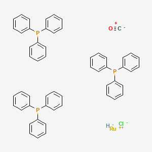 molecular formula C55H46ClOP3Ru B8670954 Carbon monoxide;hydride;ruthenium(2+);triphenylphosphane;chloride 