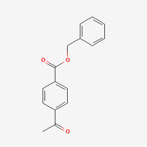 molecular formula C16H14O3 B8671099 Benzyl 4-acetylbenzoate CAS No. 119838-69-6