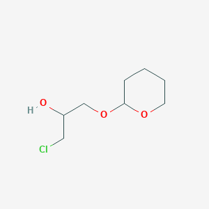 molecular formula C8H15ClO3 B8671176 2-Propanol, 1-chloro-3-[(tetrahydro-2H-pyran-2-yl)oxy]- CAS No. 107835-90-5