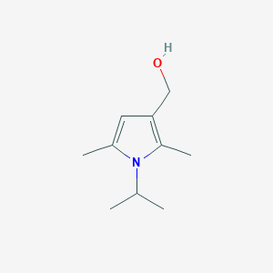 molecular formula C10H17NO B8671177 (1-isopropyl-2,5-dimethyl-1H-pyrrol-3-yl)methanol 