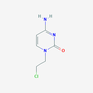 molecular formula C6H8ClN3O B8671351 1-(2-Chloroethyl)cytosine CAS No. 73000-44-9