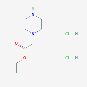 molecular formula C8H18Cl2N2O2 B8671372 Ethyl2-(piperazin-1-yl)acetatedihydrochloride 
