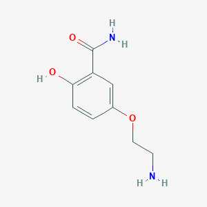 5-(2-Aminoethoxy)-2-hydroxybenzamide