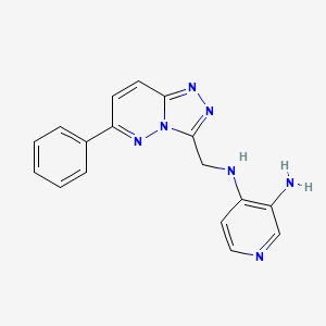 N4-((6-phenyl-[1,2,4]triazolo[4,3-b]pyridazin-3-yl)methyl)pyridine-3,4-diamine