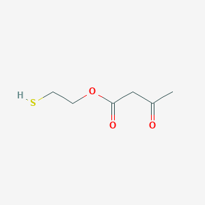 molecular formula C6H10O3S B8671434 Butanoic acid, 3-oxo-, 2-mercaptoethyl ester CAS No. 122279-99-6