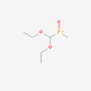 (Diethoxymethyl)(methyl)oxophosphanium