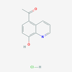 molecular formula C11H10ClNO2 B8671454 5-Acetyl-8-hydroxyquinoline hydrochloride CAS No. 57434-96-5