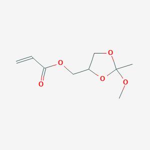 (2-Methoxy-2-methyl-1,3-dioxolan-4-yl)methyl prop-2-enoate