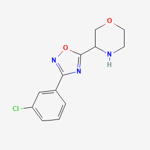3-[3-(3-Chloro-phenyl)-[1,2,4]oxadiazol-5-yl]-morpholine