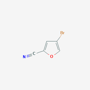 molecular formula C5H2BrNO B8671589 4-Bromofuran-2-carbonitrile 
