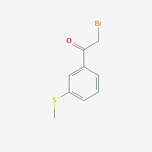 molecular formula C9H9BrOS B8671664 2-Bromo-1-(3-(methylthio)phenyl)ethanone CAS No. 89102-48-7