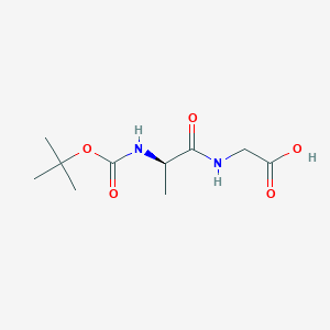 molecular formula C10H18N2O5 B8671707 Boc-(D)-Ala-Gly-OH 