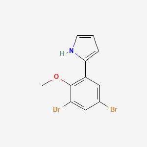 2-(3,5-dibromo-2-methoxyphenyl)-1H-pyrrole