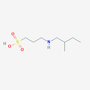 3-[(2-Methylbutyl)amino]propane-1-sulfonic acid