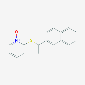 2-(1-[2-naphthyl]ethylthio)pyridine N-oxide