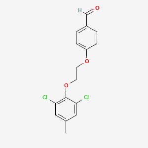 4-[2-(2,6-Dichloro-4-methylphenoxy)ethoxy]benzaldehyde