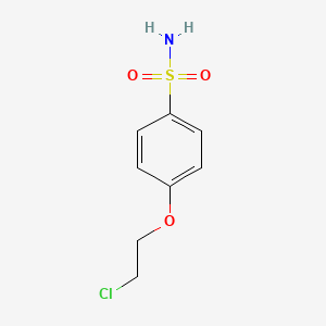 4-(2-Chloroethoxy)benzene-1-sulfonamide