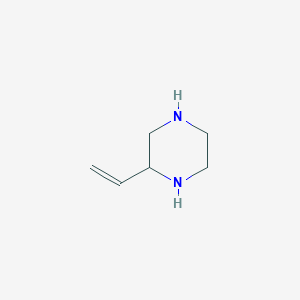 molecular formula C6H12N2 B8671906 2-Ethenylpiperazine CAS No. 45588-89-4