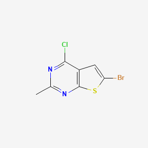 6-Bromo-4-chloro-2-methylthieno[2,3-d]pyrimidine