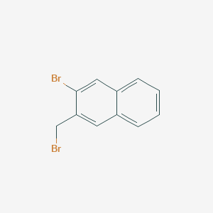 molecular formula C11H8Br2 B8671974 2-Bromo-3-(bromomethyl)naphthalene 