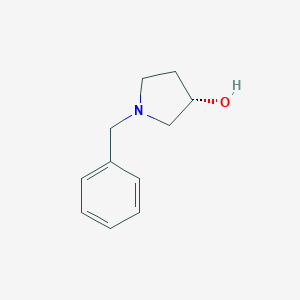molecular formula C11H15NO B008672 (S)-1-Benzyl-3-pyrrolidinol CAS No. 101385-90-4