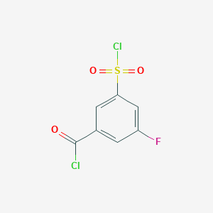 3-(Chlorosulfonyl)-5-fluorobenzoyl chloride