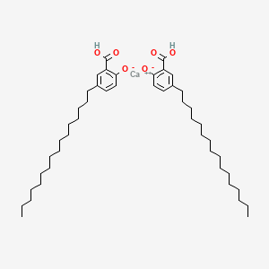 molecular formula C46H74CaO6 B8672052 Calcium(2+) 5-hexadecylsalicylate CAS No. 68540-40-9