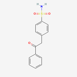B8672222 4-(2-Oxo-2-phenylethyl)benzene-1-sulfonamide CAS No. 181697-05-2