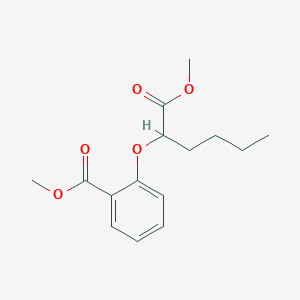 molecular formula C15H20O5 B8672265 Methyl 2-(1-methoxycarbonylpentoxy)benzoate CAS No. 658053-36-2