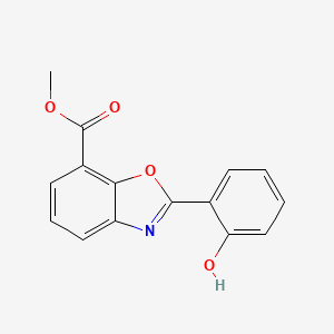 Methyl 2-(6-oxocyclohexa-2,4-dien-1-ylidene)-2,3-dihydro-1,3-benzoxazole-7-carboxylate