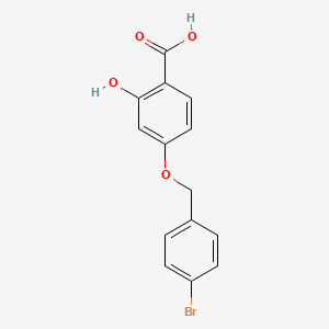 4-(4-Bromo-benzyloxy)-2-hydroxy-benzoic acid