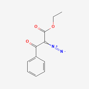 Acetic acid, benzoyldiazo-, ethyl ester