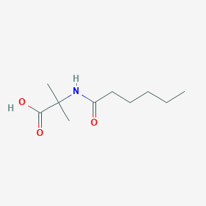 2-(Hexanoylamino)-2-methylpropionic acid
