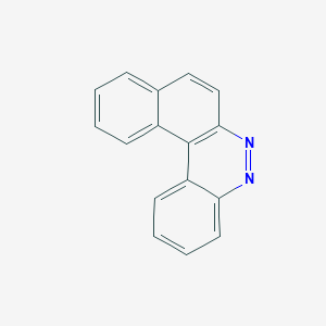 molecular formula C16H10N2 B086725 Dibenzo[c,f]cinnoline CAS No. 195-31-3