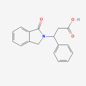 3-(1-Oxo-1,3-dihydro-isoindole-2-yl)-3-phenyl-propionic acid