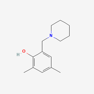 2,4-Dimethyl-6-(piperidin-1-ylmethyl)phenol