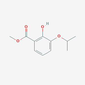 molecular formula C11H14O4 B8672574 methyl 2-hydroxy-3-propan-2-yloxybenzoate 