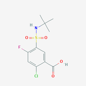 5-[(Tert-butylamino)sulfonyl]-2-chloro-4-fluorobenzoic acid