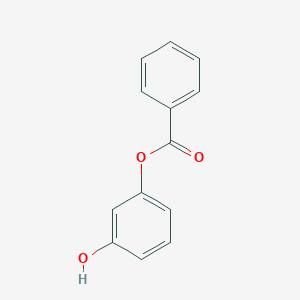 molecular formula C13H10O3 B086727 3-Hydroxyphenyl benzoate CAS No. 136-36-7