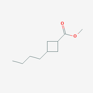 molecular formula C10H18O2 B8672705 Methyl 3-butylcyclobutane-1-carboxylate CAS No. 828271-48-3