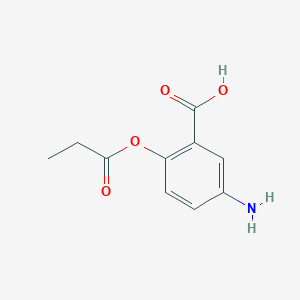 5-Amino-2-(propanyloxy)benzoic acid