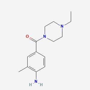 (4-Amino-3-methylphenyl)(4-ethyl-1-piperazinyl)methanone