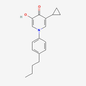 1-(4-butylphenyl)-3-cyclopropyl-5-hydroxypyridin-4(1H)-one