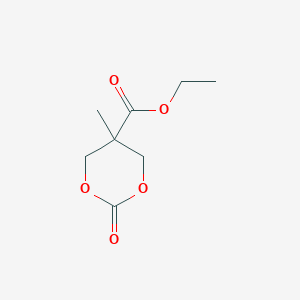 molecular formula C8H12O5 B8672853 Ethyl 5-methyl-2-oxo-1,3-dioxane-5-carboxylate 