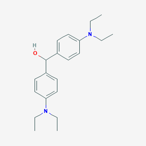 molecular formula C21H30N2O B086729 Bis(4-diethylaminophenyl)methanol CAS No. 134-91-8