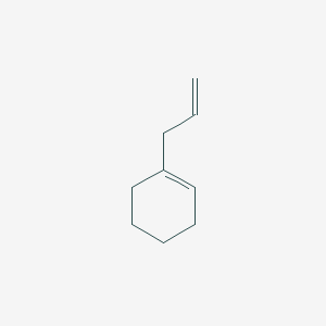 molecular formula C9H14 B086730 Cyclohexene, 1-(2-propenyl)- CAS No. 13511-13-2