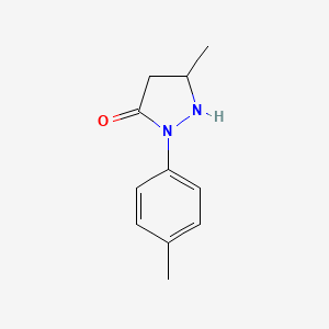 5-Methyl-2-(4-methylphenyl)pyrazolidin-3-one