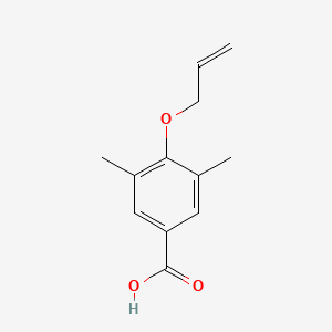 molecular formula C12H14O3 B8673158 4-(Allyloxy)-3,5-dimethylbenzoic acid CAS No. 7192-39-4