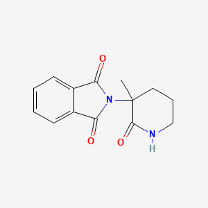 1H-Isoindole-1,3(2H)-dione, 2-(3-methyl-2-oxo-3-piperidinyl)-
