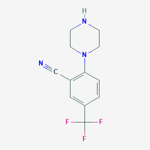 2-Piperazin-1-yl-5-trifluoromethyl-benzonitrile